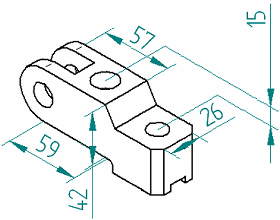 3d Pictorial Drawing View Dimensions