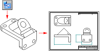 Drawing View Creation An assembly drawing is a drawing of an entire machine or system with all of its components located and identified. solid dna